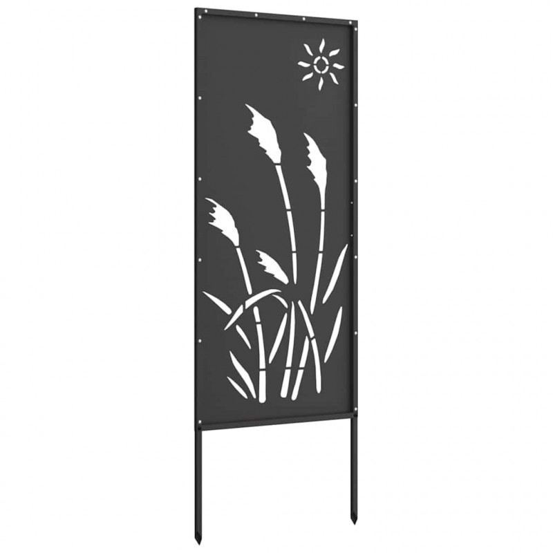 Ekran zapewniający prywatność w ogrodzie Czarny 50 x 140 cm