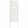 Ekran zapewniający prywatność w ogrodzie Biały 50 x 140 cm