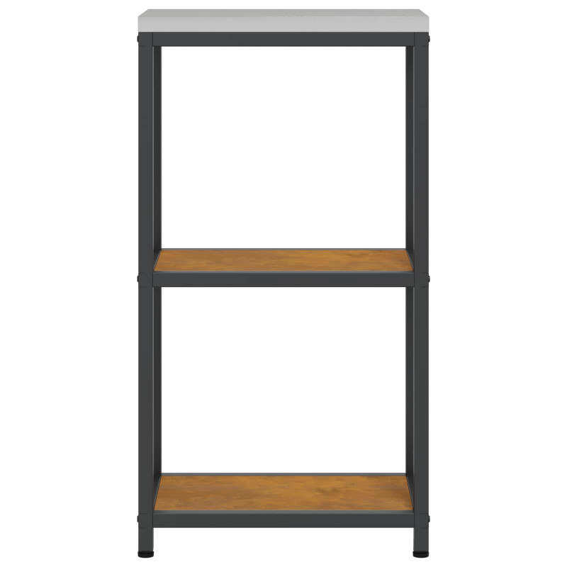 Przechowywanie w kuchni z półką Rdzawy 60 x 50 x 92 cm Stal