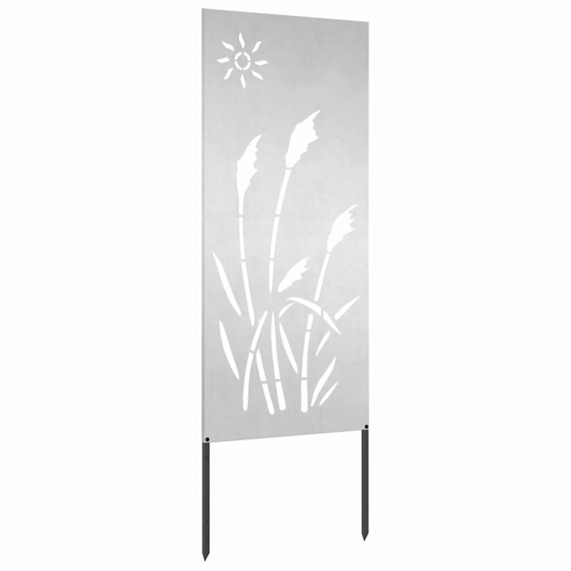 Ekran zapewniający prywatność w ogrodzie Srebrny 50 x 140 cm
