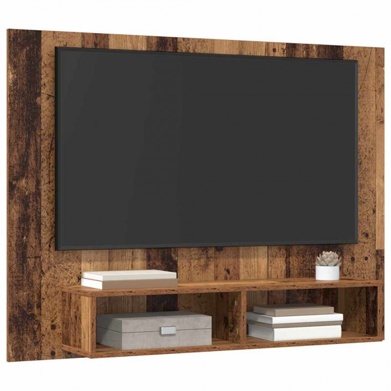Zestaw szafek RTV Stare drewno 120 x 23,5 x 90 cm