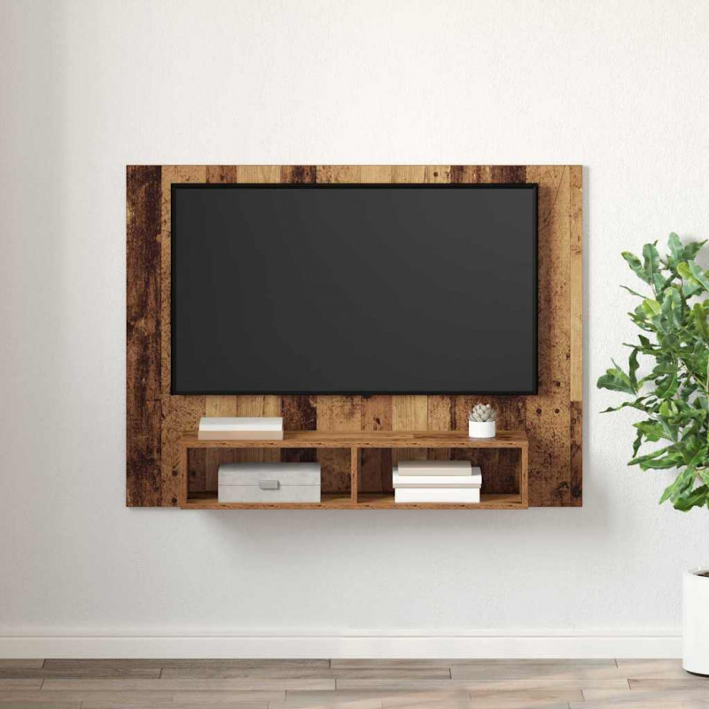 Zestaw szafek RTV Stare drewno 120 x 23,5 x 90 cm