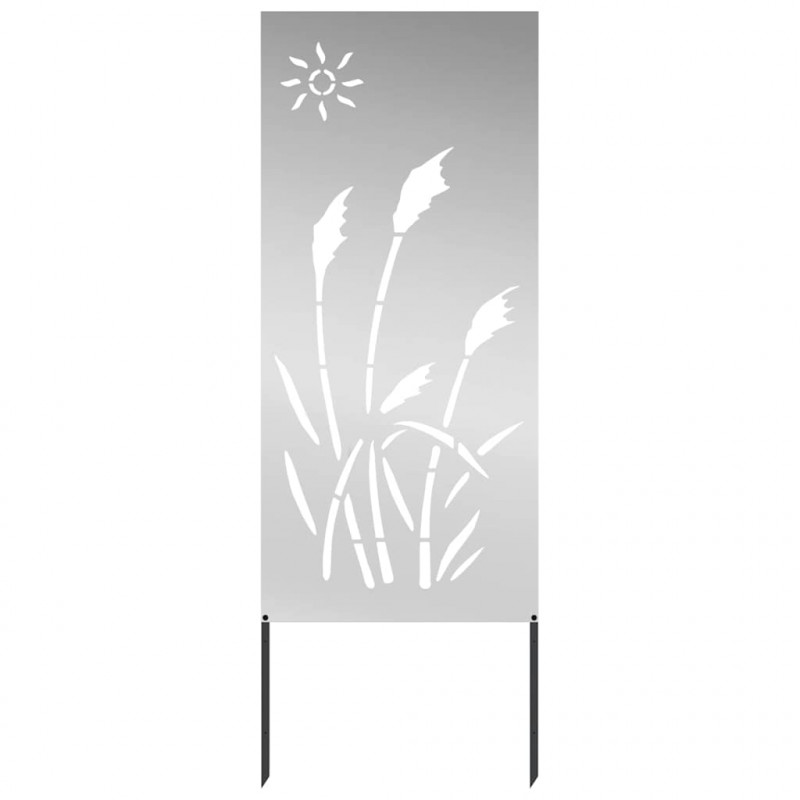 Ekran zapewniający prywatność w ogrodzie Srebrny 50 x 140 cm
