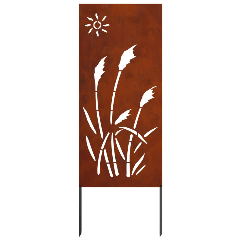 Ekran zapewniający prywatność w ogrodzie Rdzawy 50 x 140 cm