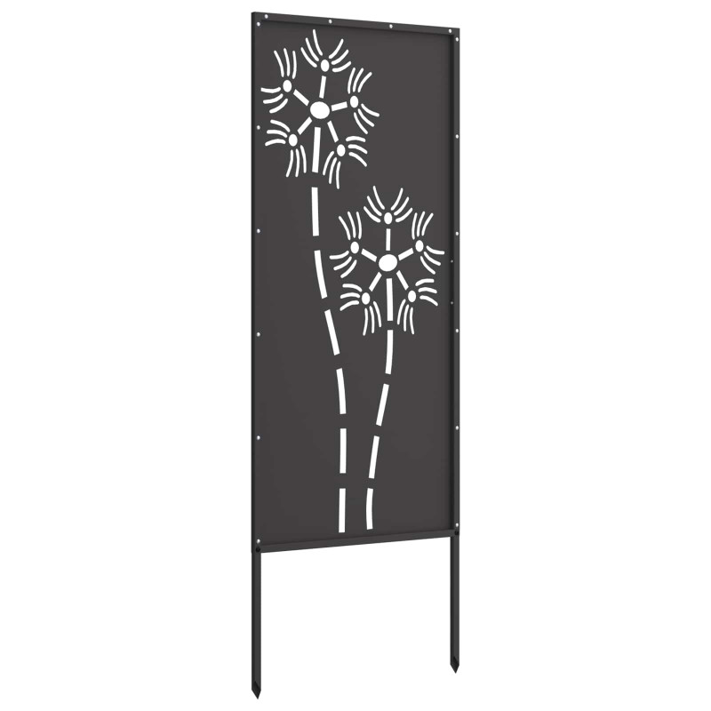 Ekran zapewniający prywatność w ogrodzie Czarny 50 x 140 cm