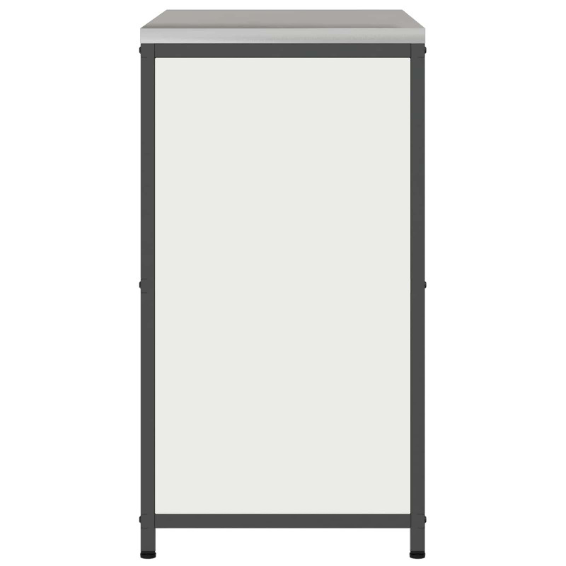 Przechowywanie w kuchni z półką Biały 60 x 50 x 92 cm Stal
