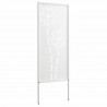 Ekran zapewniający prywatność w ogrodzie Biały 50 x 140 cm