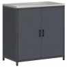 Przechowywanie w kuchni z półką Antracyt 60 x 50 x 92 cm Stal