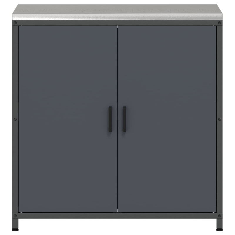 Przechowywanie w kuchni z półką Antracyt 60 x 50 x 92 cm Stal