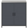 Przechowywanie w kuchni z półką Antracyt 60 x 50 x 92 cm Stal