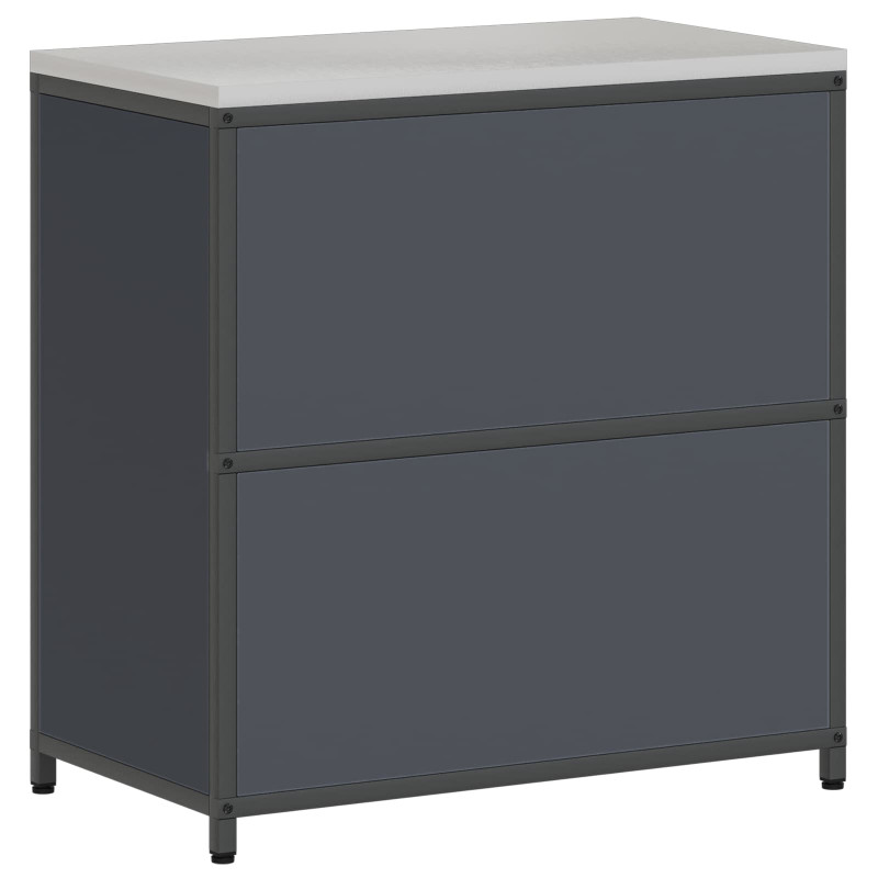 Przechowywanie w kuchni z półką Antracyt 60 x 50 x 92 cm Stal