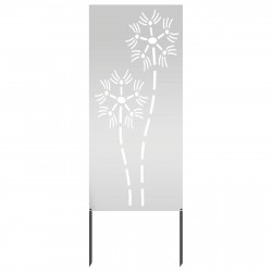 Ekran zapewniający prywatność w ogrodzie Srebrny 50 x 140 cm