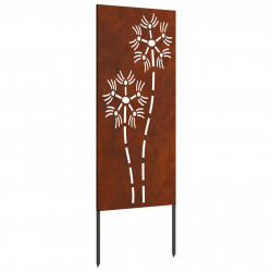 Ekran zapewniający prywatność w ogrodzie Rdzawy 50 x 140 cm