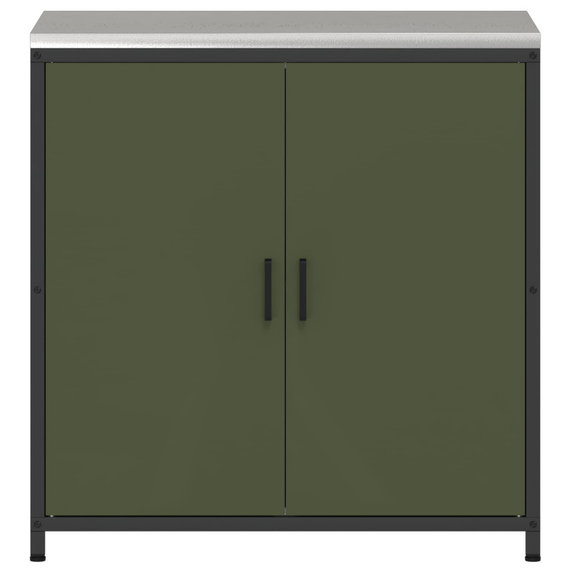 Przechowywanie w kuchni Zielony oliwkowy 60 x 50 x 92 cm Stal