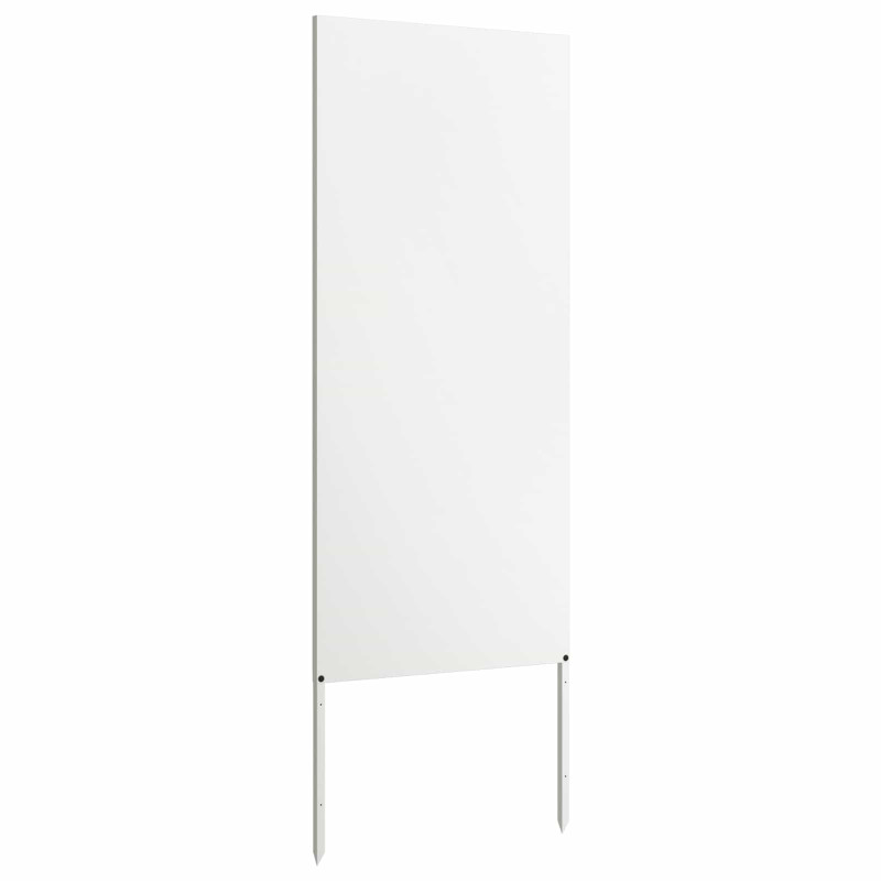 Ekran zapewniający prywatność w ogrodzie Biały 50 x 140 cm