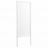 Ekran zapewniający prywatność w ogrodzie Biały 50 x 140 cm