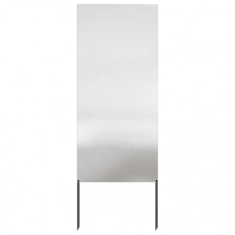Ekran zapewniający prywatność w ogrodzie Srebrny 50 x 140 cm