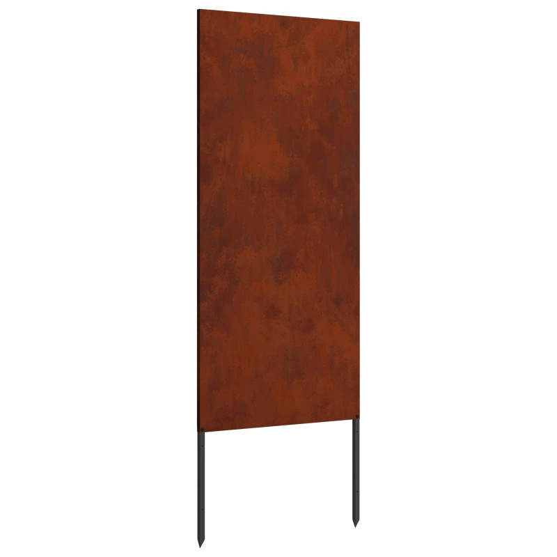 Ekran zapewniający prywatność w ogrodzie Rdzawy 50 x 140 cm
