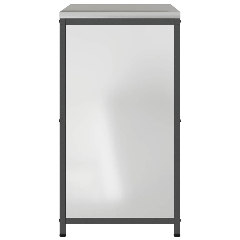 Przechowywanie w kuchni z półką Srebrny 60 x 50 x 92 cm Stal
