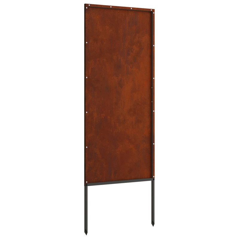 Ekran zapewniający prywatność w ogrodzie Rdzawy 50 x 140 cm