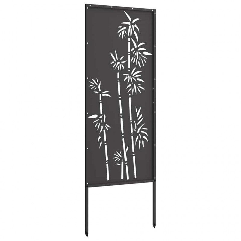 Ekran zapewniający prywatność w ogrodzie Czarny 50 x 140 cm