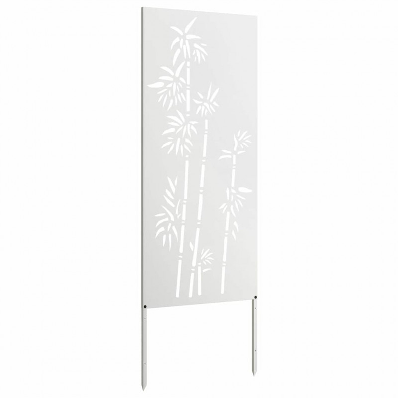 Ekran zapewniający prywatność w ogrodzie Biały 50 x 140 cm