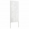 Ekran zapewniający prywatność w ogrodzie Biały 50 x 140 cm