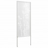 Ekran zapewniający prywatność w ogrodzie Biały 50 x 140 cm
