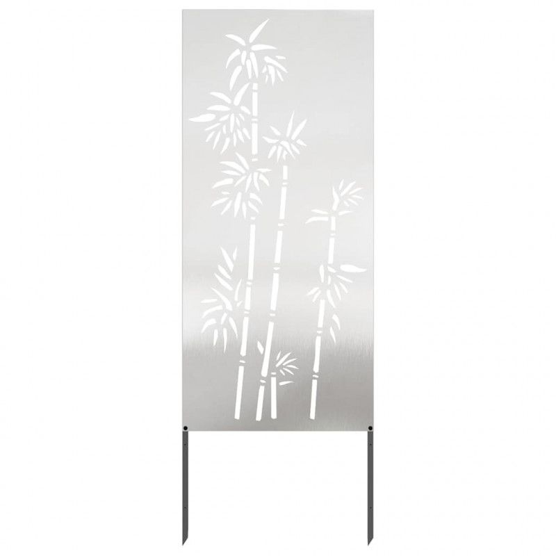 Ekran zapewniający prywatność w ogrodzie Srebrny 50 x 140 cm