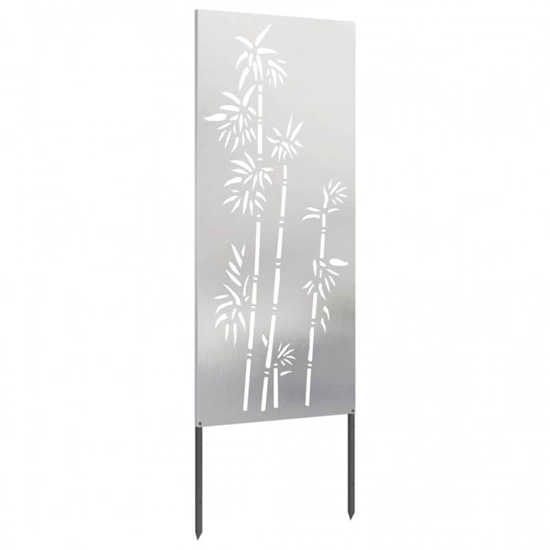Ekran zapewniający prywatność w ogrodzie Srebrny 50 x 140 cm