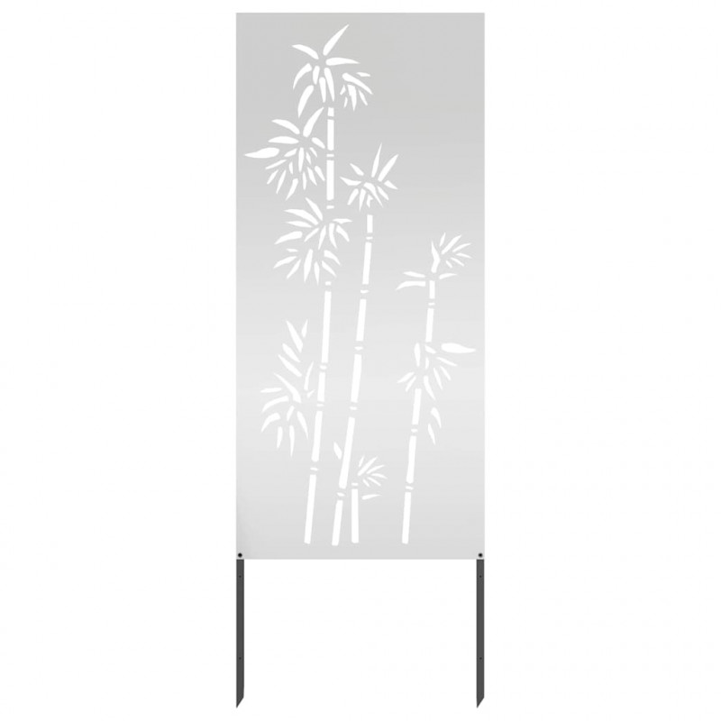 Ekran zapewniający prywatność w ogrodzie Srebrny 50 x 140 cm
