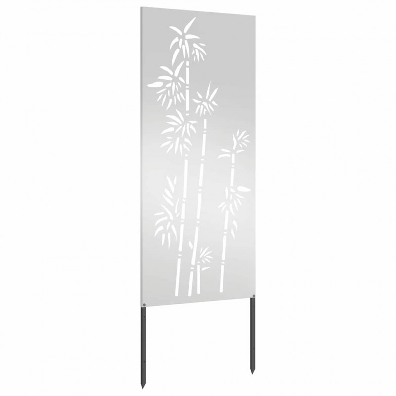 Ekran zapewniający prywatność w ogrodzie Srebrny 50 x 140 cm