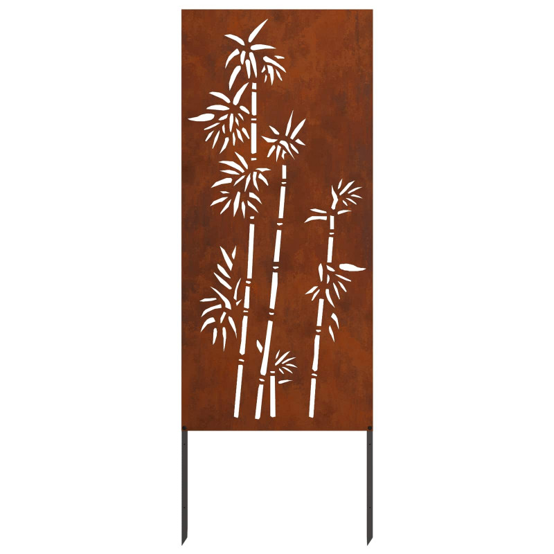 Ekran zapewniający prywatność w ogrodzie Rdzawy 50 x 140 cm