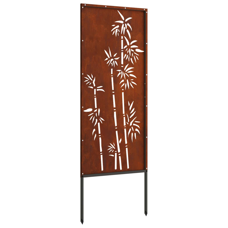 Ekran zapewniający prywatność w ogrodzie Rdzawy 50 x 140 cm