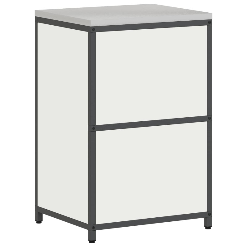 Przechowywanie w kuchni z półką Biały 60 x 50 x 92 cm Stal