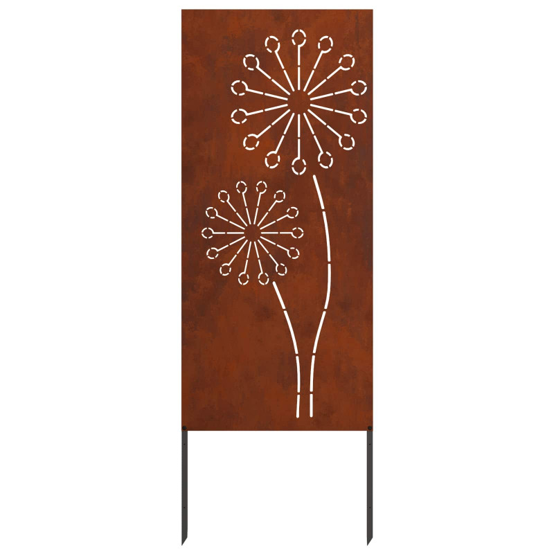 Ekran zapewniający prywatność w ogrodzie Rdzawy 50 x 140 cm