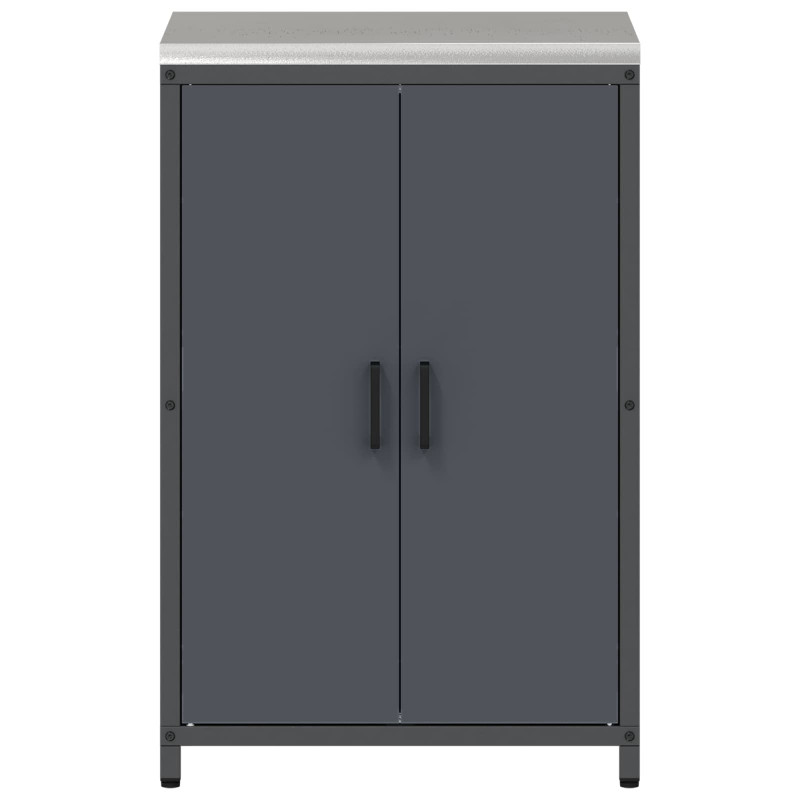 Przechowywanie w kuchni z półką Antracyt 60 x 50 x 92 cm Stal