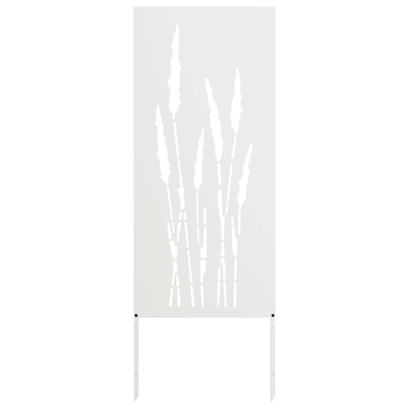 Ekran zapewniający prywatność w ogrodzie Biały 50 x 140 cm