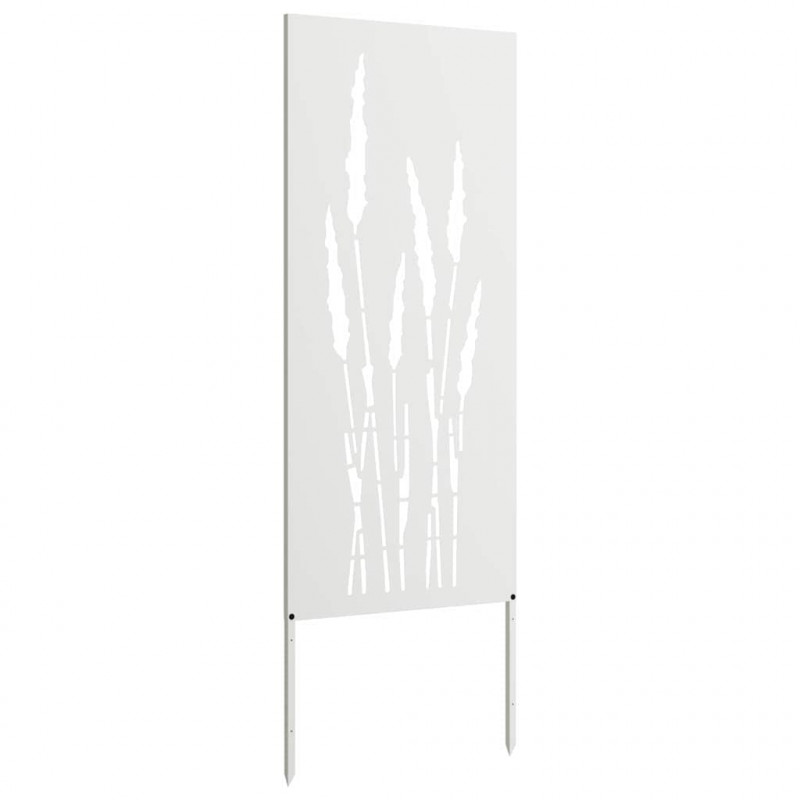Ekran zapewniający prywatność w ogrodzie Biały 50 x 140 cm