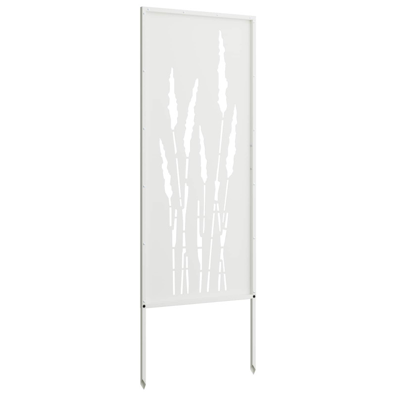 Ekran zapewniający prywatność w ogrodzie Biały 50 x 140 cm