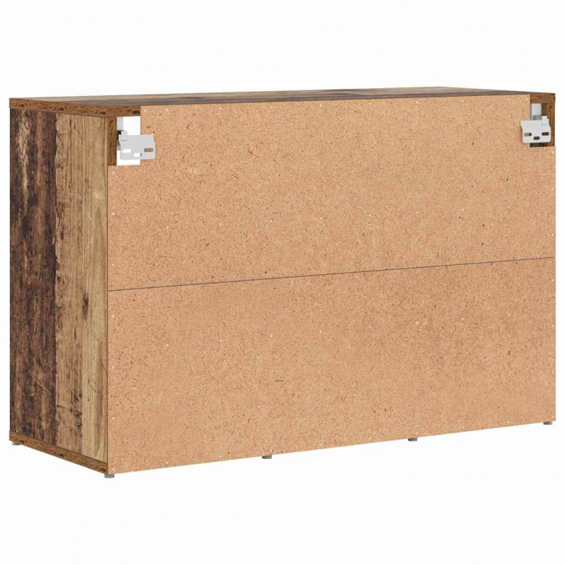 Szafka na buty z półką Stare drewno 77,5 x 30 x 51 cm