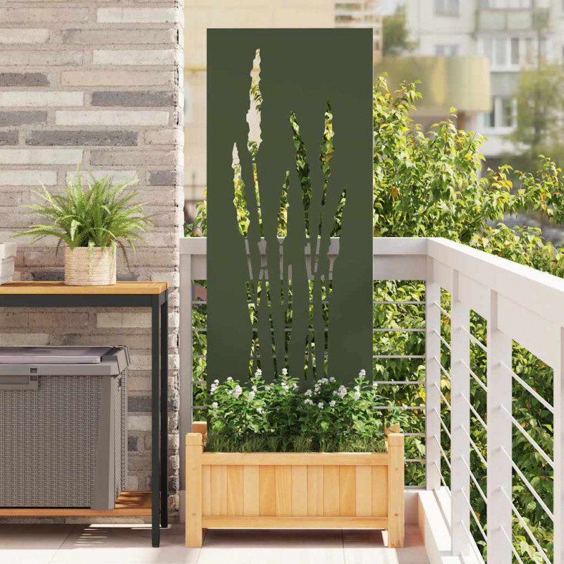 Ekran zapewniający prywatność w ogrodzie oliwkowy 50 x 140 cm