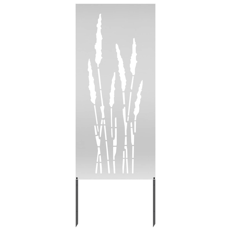 Ekran zapewniający prywatność w ogrodzie Srebrny 50 x 140 cm