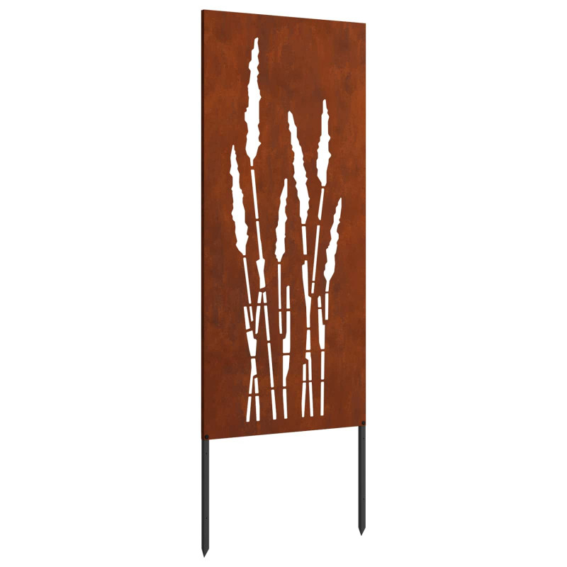 Ekran zapewniający prywatność w ogrodzie Rdzawy 50 x 140 cm
