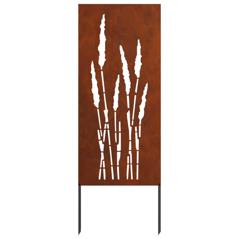 Ekran zapewniający prywatność w ogrodzie Rdzawy 50 x 140 cm