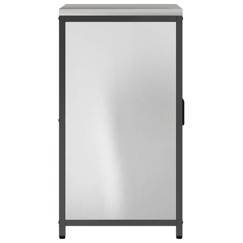 Przechowywanie w kuchni z półką Srebrny 60 x 50 x 92 cm Stal