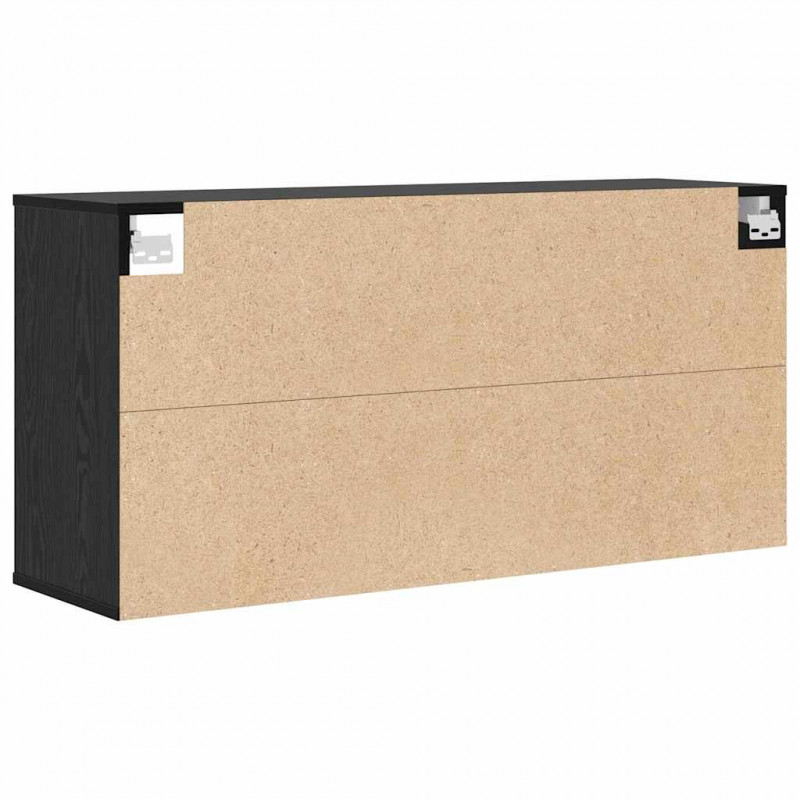 Szafka na buty z półką Czarny Dąb 103 x 30 x 51 cm