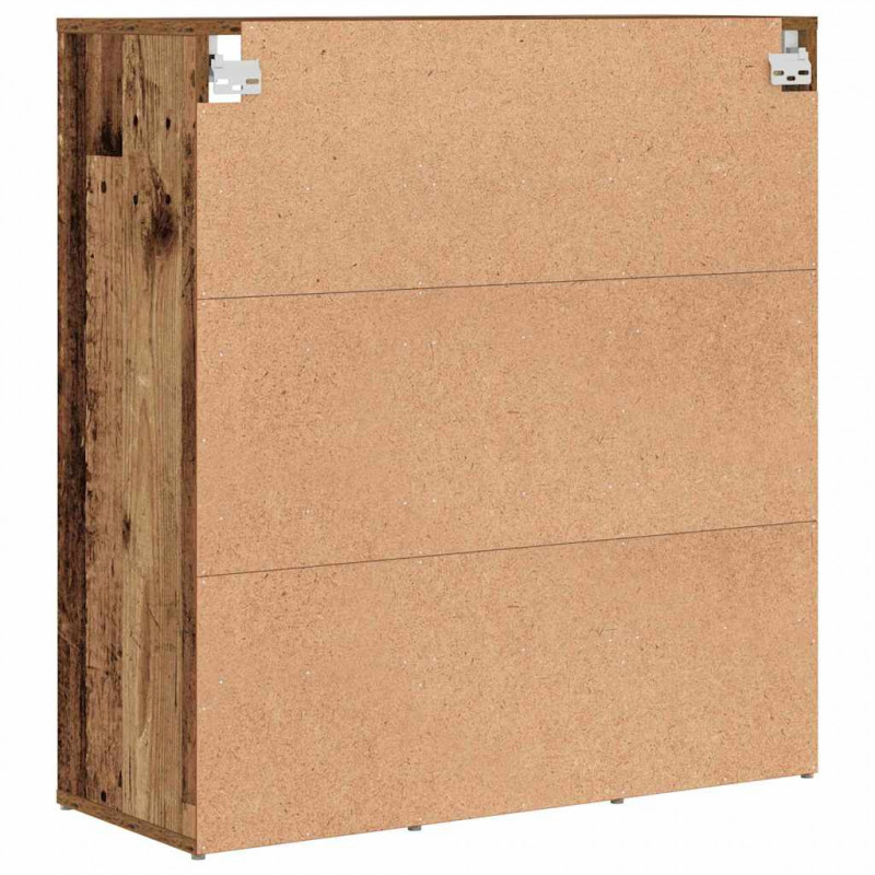 Szafka na buty z półką Stare drewno 77,5 x 30 x 83,5 cm