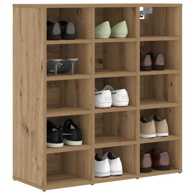 Szafka na buty z półką Dąb rzemieślniczy 77,5 x 30 x 83,5 cm