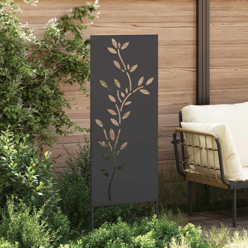 Ekran zapewniający prywatność w ogrodzie Czarny 50 x 140 cm
